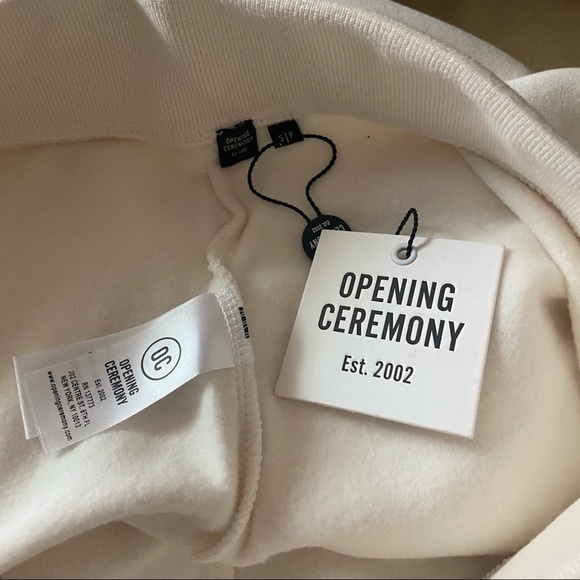 OPENING CEREMONY sz S Scallop Logo Sweatpants - Picture 5 of 7